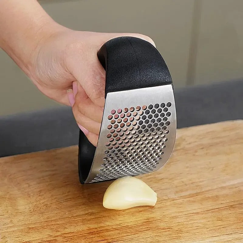 Stainless Steel Garlic Press | Easy Crush & Mince Tool