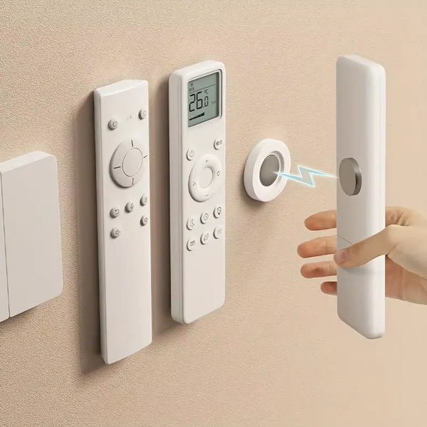 3pcs No Drill Magnetic Remote Holder