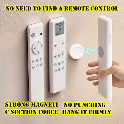 3pcs No Drill Magnetic Remote Holder