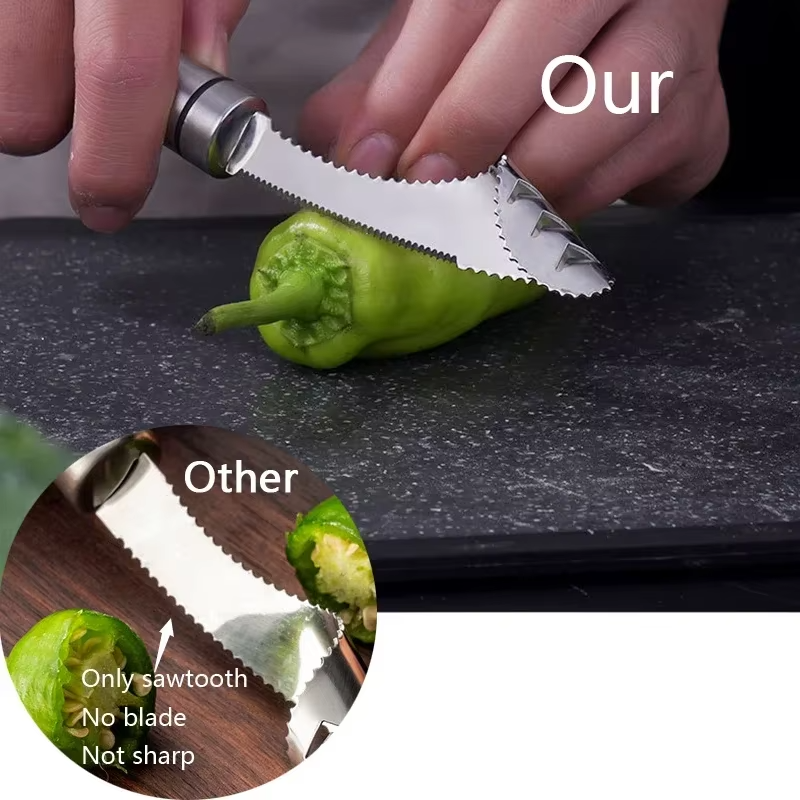 Stainless Steel Chili Corer | Seed Remover Tool