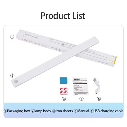 Rechargeable LED Cabinet Light (USB-C) with Motion Sensor